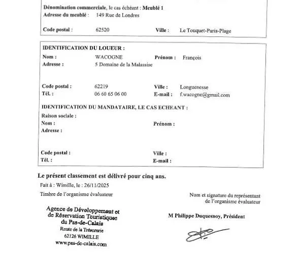 Hébergement de vacances Riquette